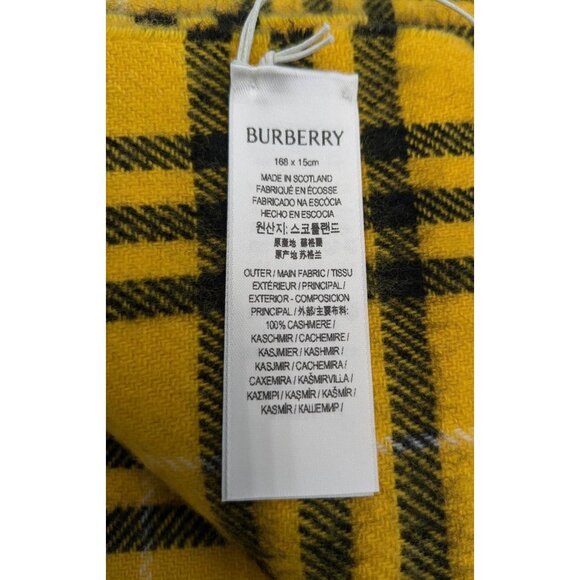 Burberry Vintage Check Cashmere Scarf Pear 8073963 - Picture 6 of 10